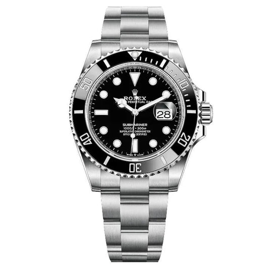 RL Submariner Date Stainless Steel Black Dial Black Bezel